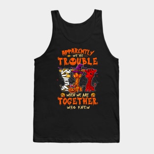 Apparently We're Trouble When We Are Together tshirt  Giraffe Halloween T-Shirt Tank Top